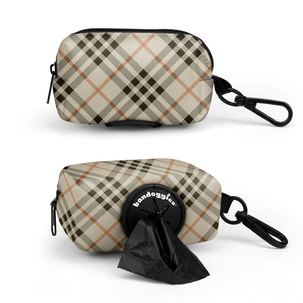 Full Color Neoprene Style Poop Bag Holder with Starter Bags