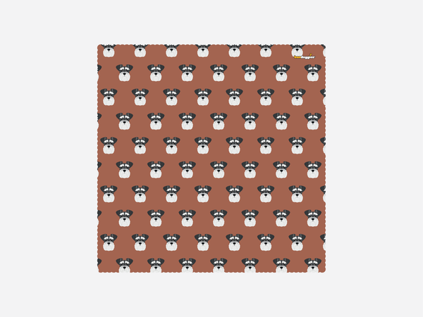 Schnauzer Microfiber Cleaning Cloth