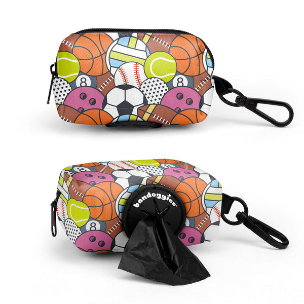 Full Color Neoprene Style Poop Bag Holder with Starter Bags