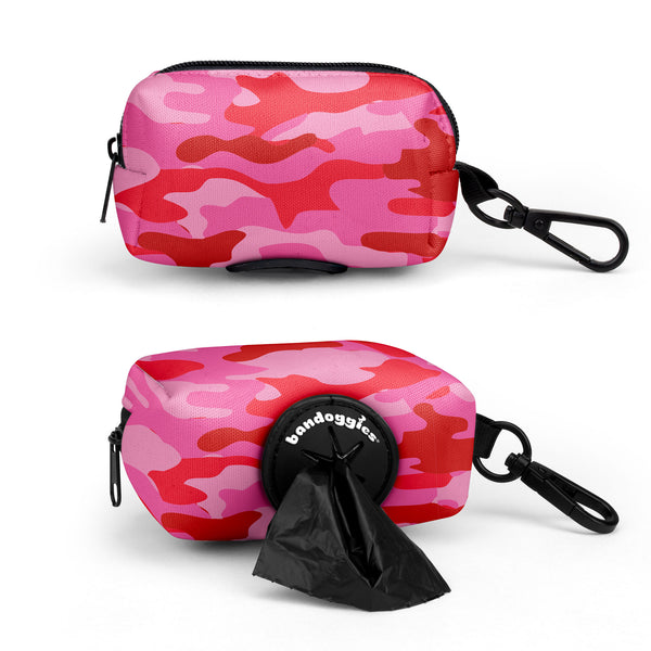 Full Color Neoprene Style Poop Bag Holder with Starter Bags