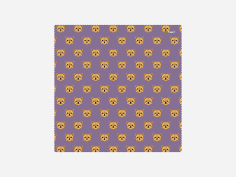 Yorkie Microfiber Cleaning Cloth